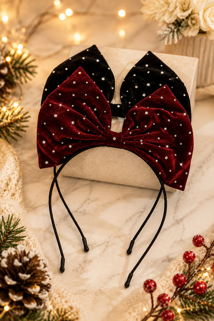 Christmas Bow Headband