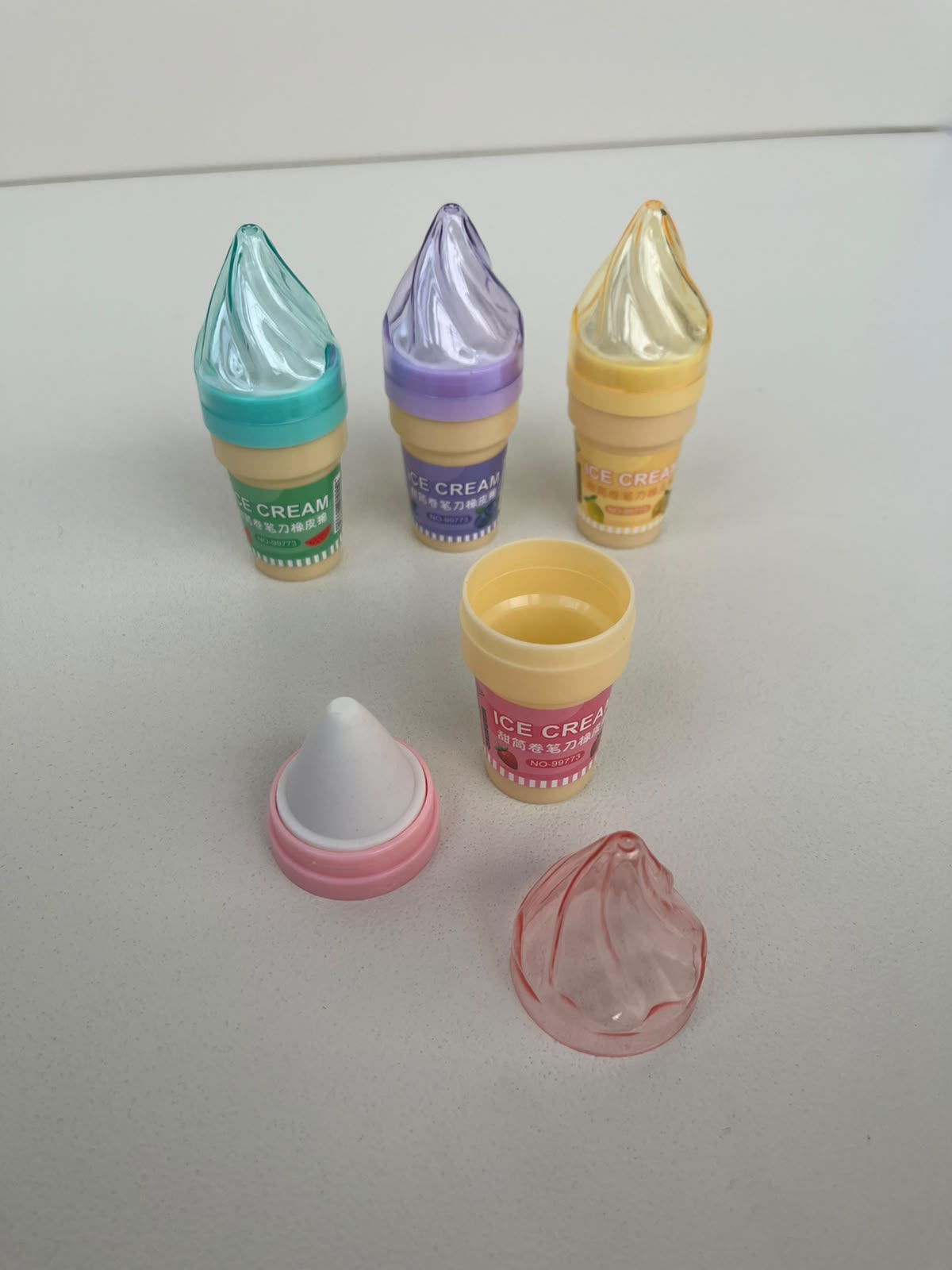Icecream Eraser And Sharpener