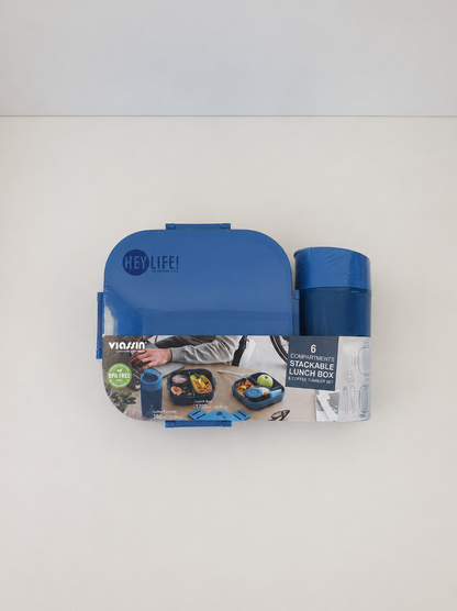 Plastic Lunchbox & Cup Set