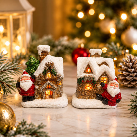Christmas Decorative House with lights