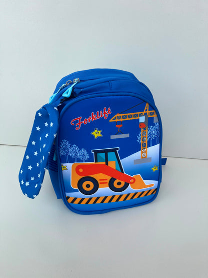 Kids Trucks Backpack & pencil case 30cm