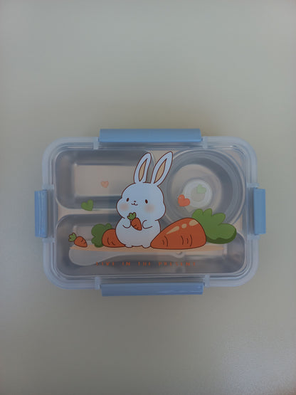 Kids Rabbit Stainless Lunchbox