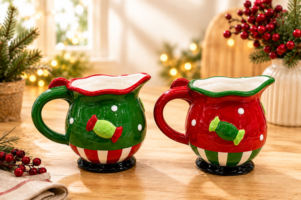 Christmas Ceramic Jug