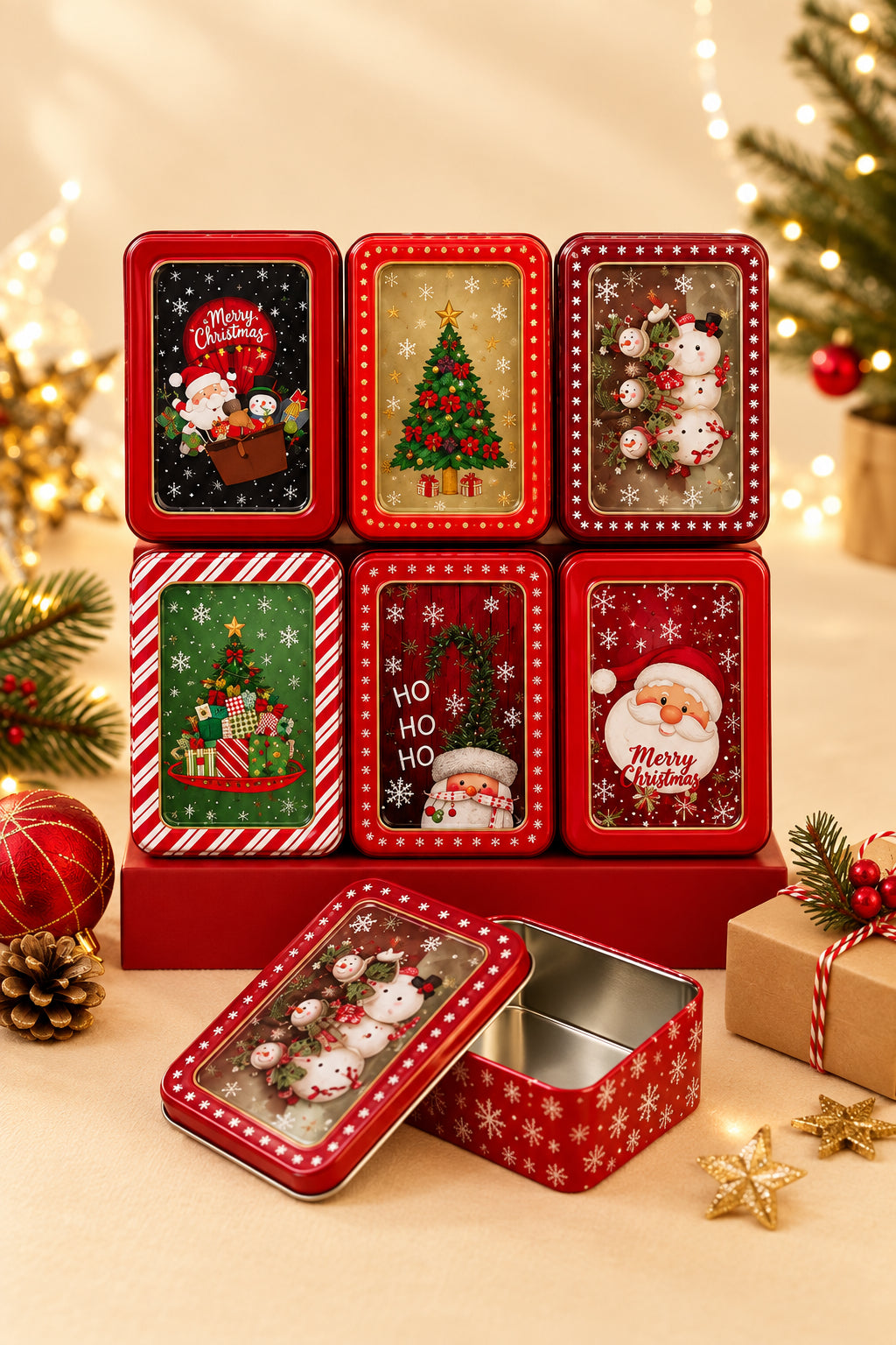Christmas Tin Box