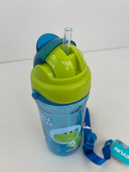 Kids Plastic Straw Bottle