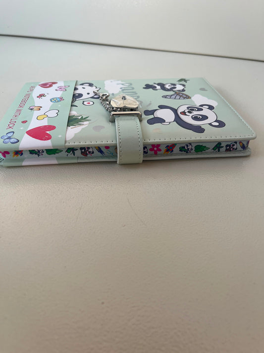 Panda Notebook With Lock