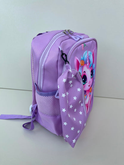 Kids Unicorn Backpack with pencil case 30cm
