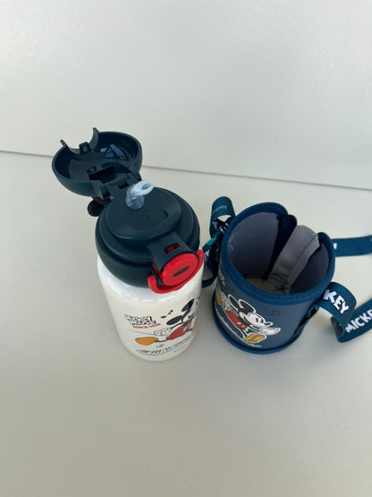 Mickey Mouse Stainless Water Bottle with Cover 500ml