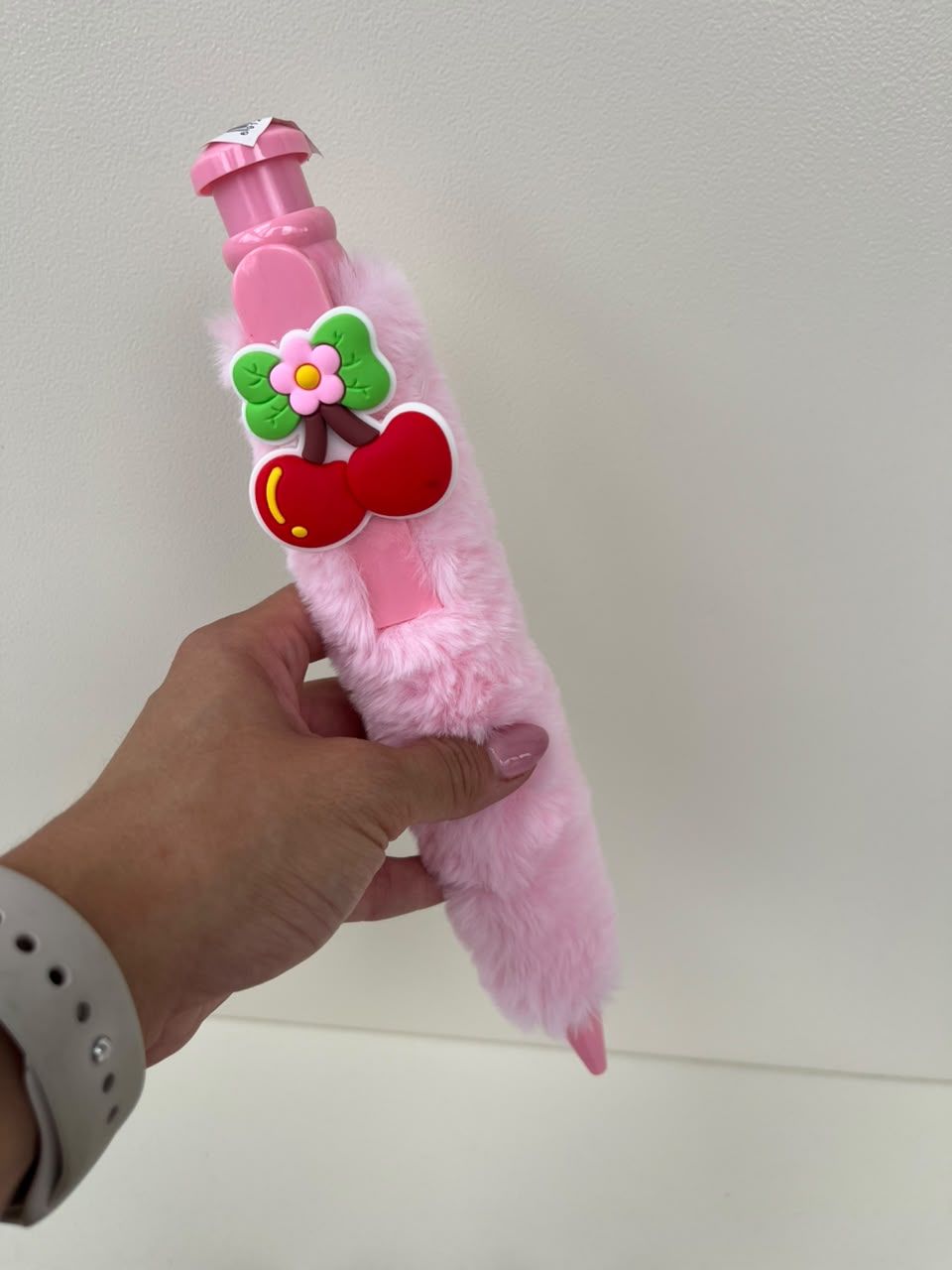 Giant Fluffy Cherry Pen
