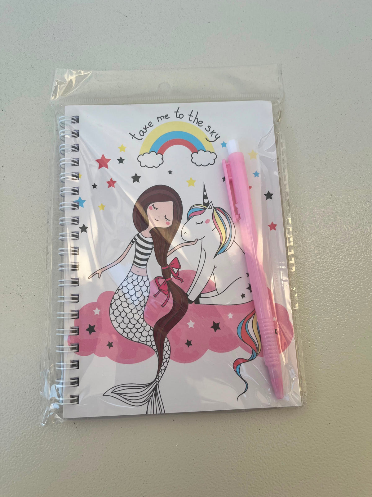 Mermaid Kids Notebook With Pen