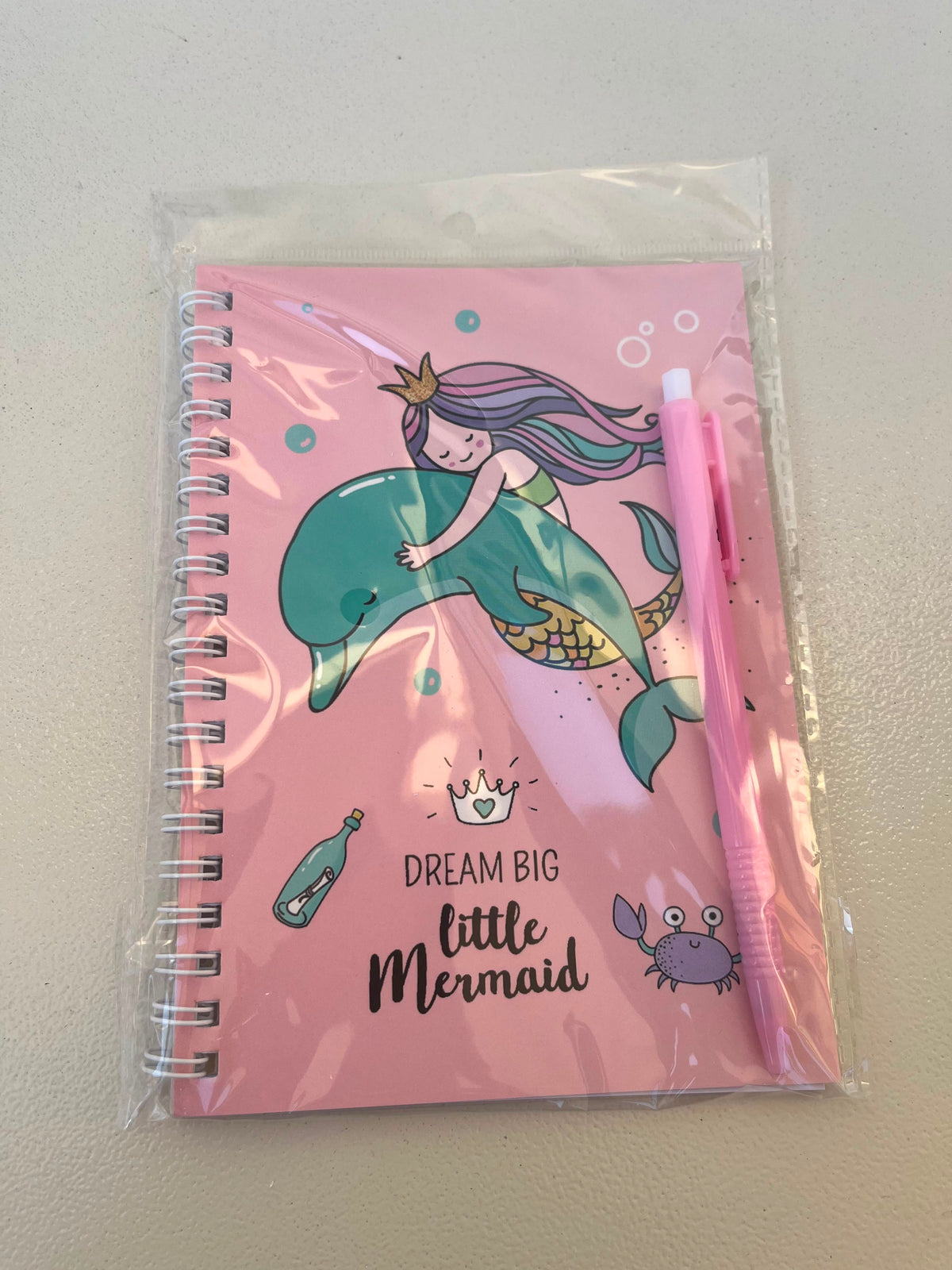 Mermaid Kids Notebook With Pen