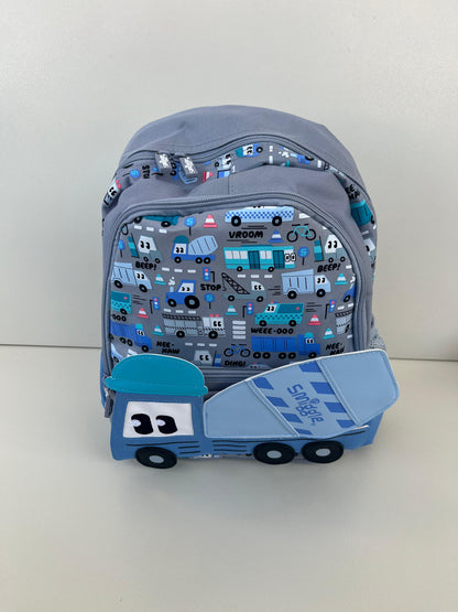 Smiggle Trucks Backpack 38cm