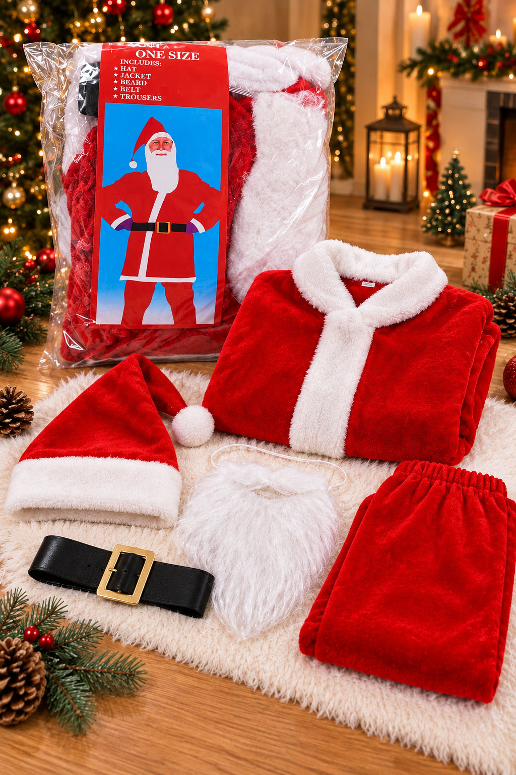 Christmas Santa Adult Costume