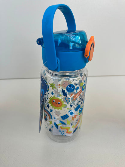 Kids Plastic Straw Bottle