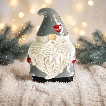 Christmas Gnome Ceramic Plate