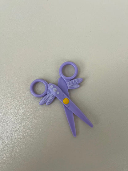 Kids Dragonfly Plastic Scissors