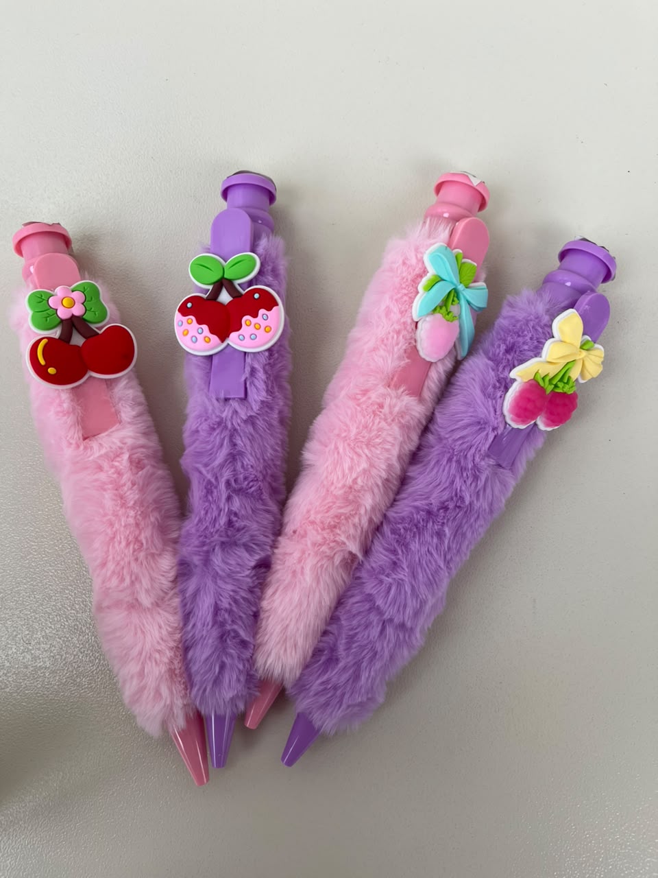 Giant Fluffy Cherry Pen
