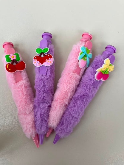 Giant Fluffy Cherry Pen