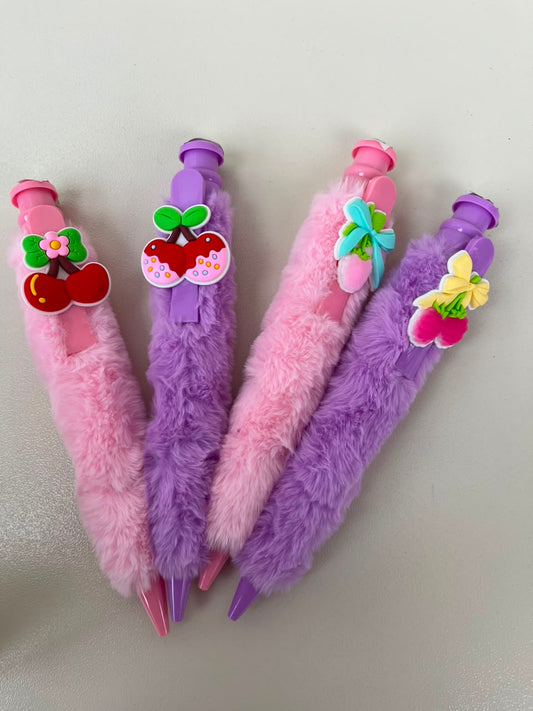 Giant Fluffy Cherry Pen