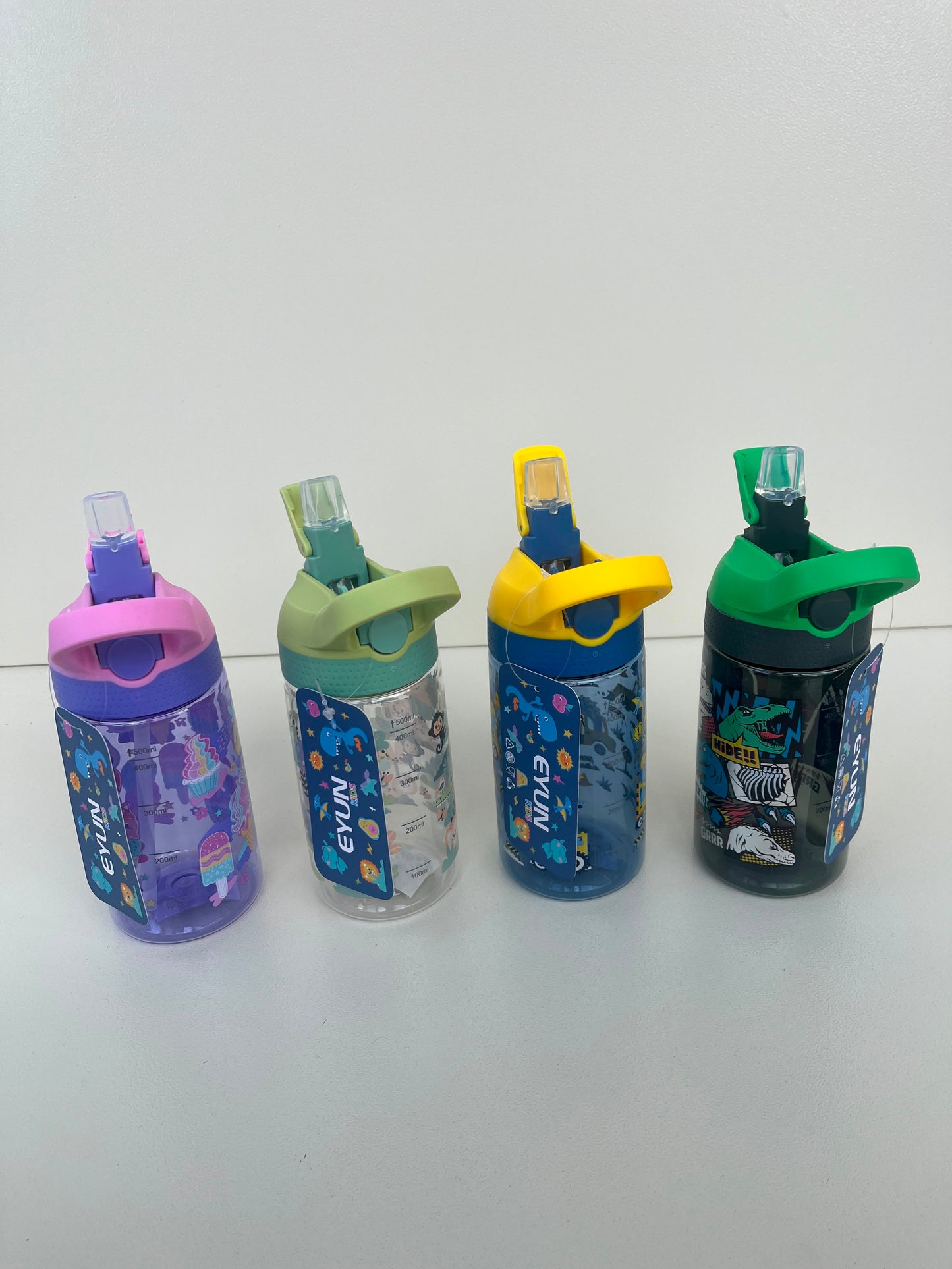 Kids Plastic Straw Bottle