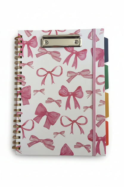 Bow A4 Notebook with dividers & paper holder