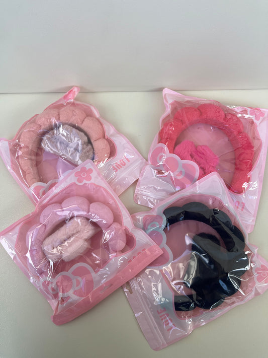 Head Band & Fur Hair Clip Set