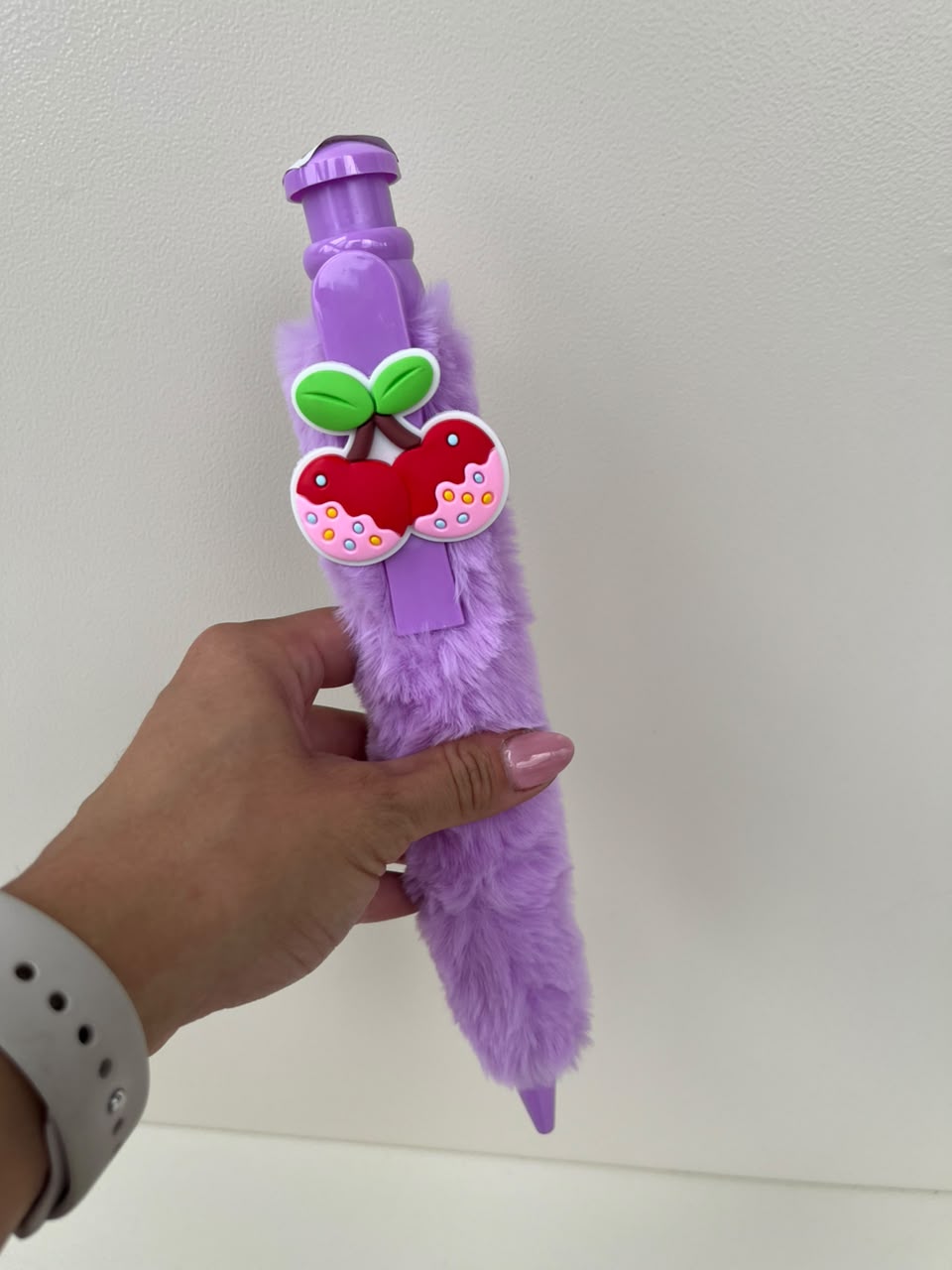 Giant Fluffy Cherry Pen