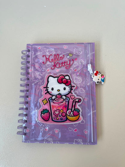 Hello Kitty Kids Notebook With Pouch & 3D character