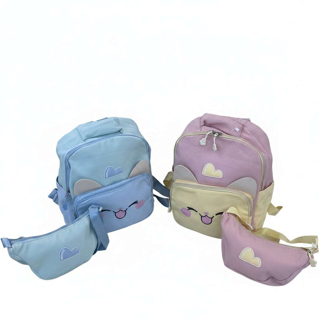 Cat Backpack 2 pieces set