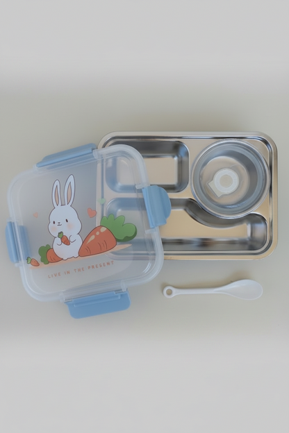 Kids Rabbit Stainless Lunchbox
