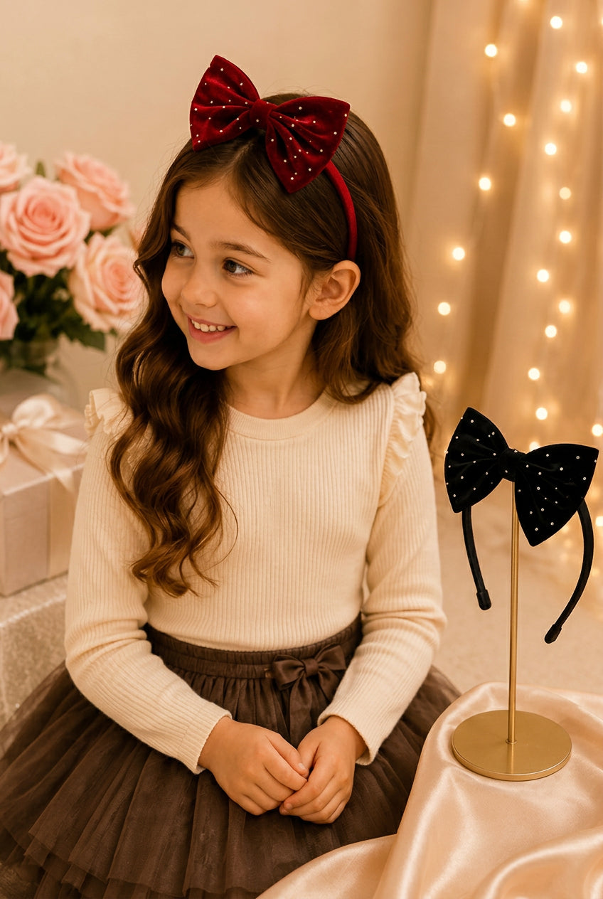 Christmas Bow Headband