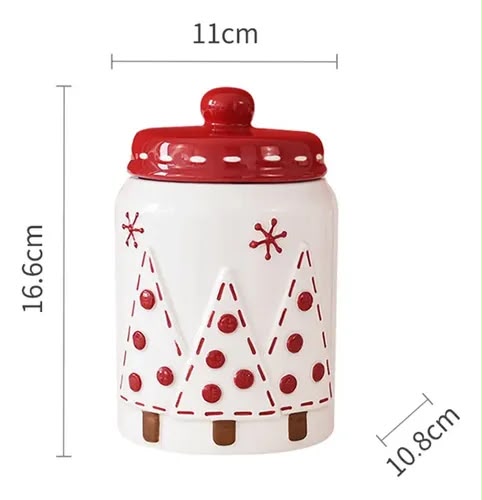 Christmas Ceramic Jars