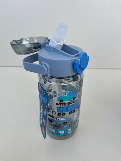 Kids Plastic Straw Bottle
