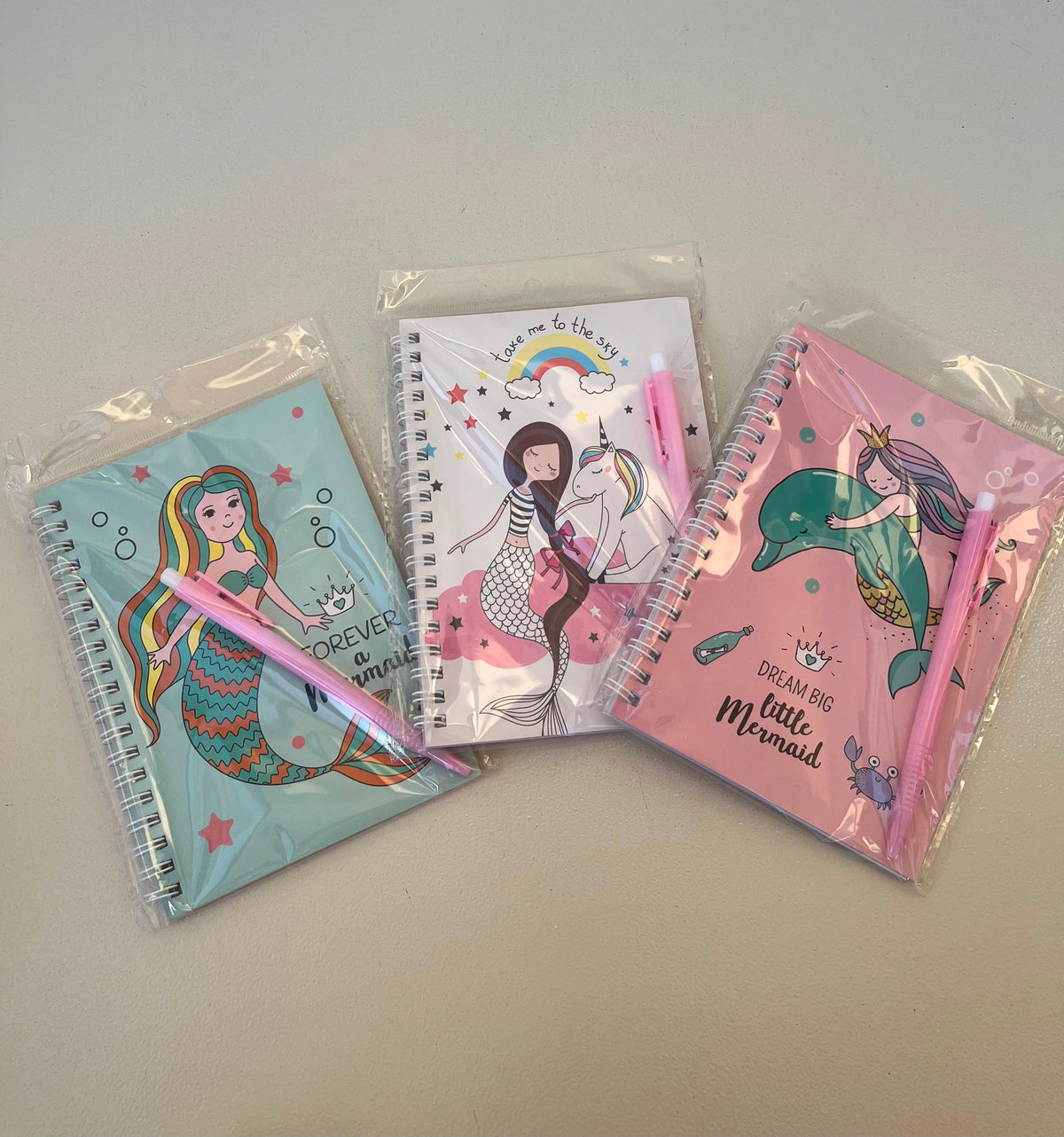 Mermaid Kids Notebook With Pen