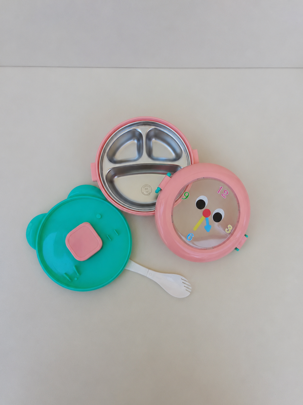 Kids Clock Stainless Lunchbox