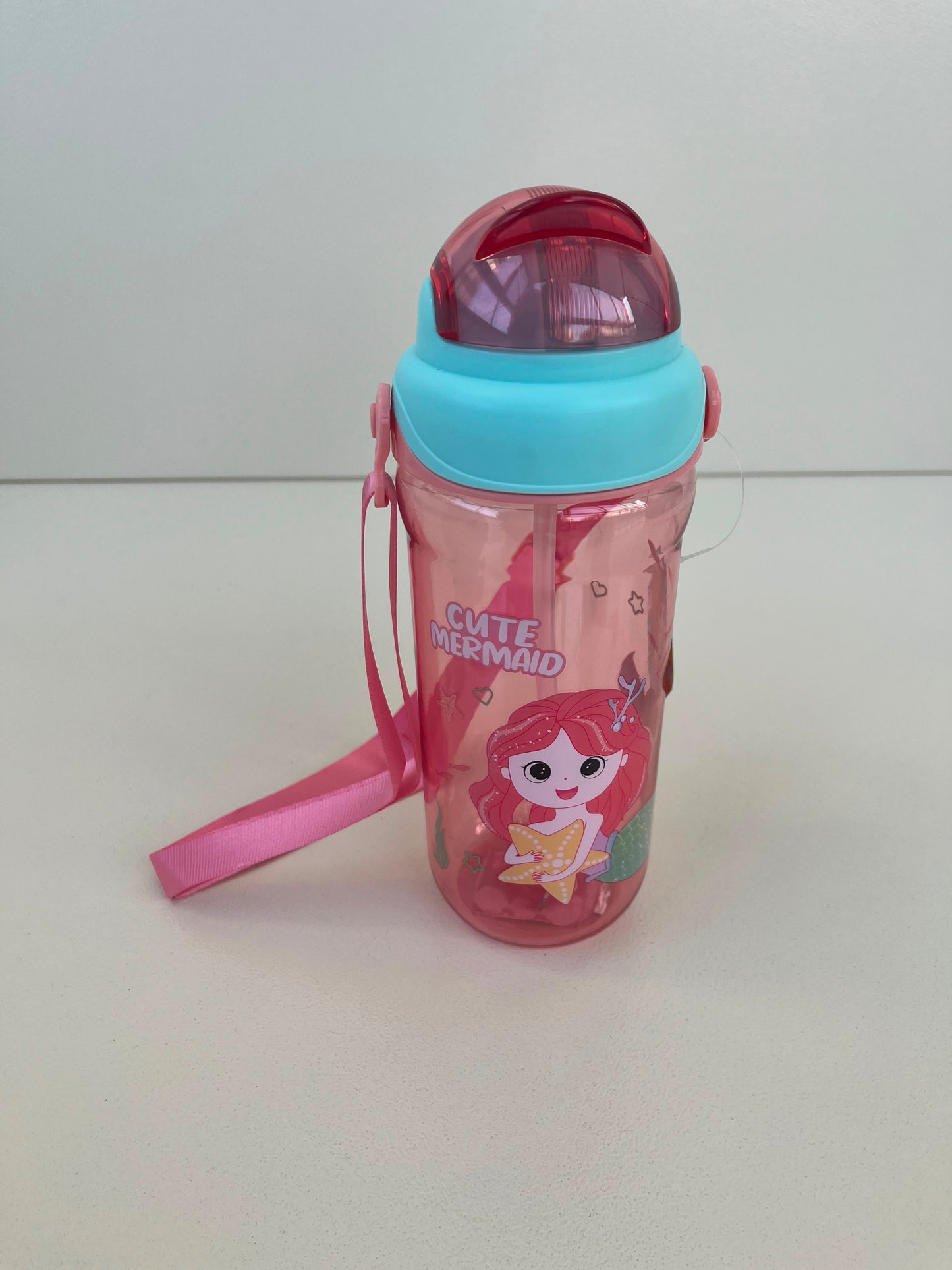 Kids Plastic Straw Bottle