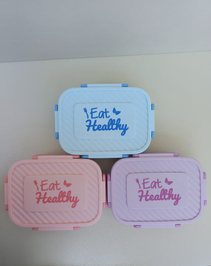 “Eat Healthy” Stainless Lunchbox