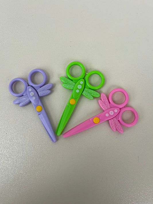 Kids Dragonfly Plastic Scissors