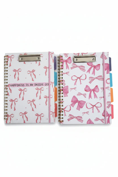 Bow A4 Notebook with dividers & paper holder