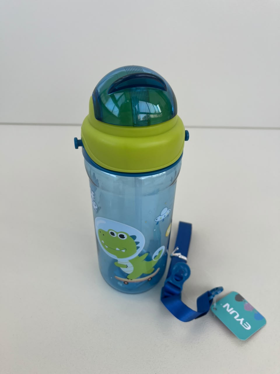 Kids Plastic Straw Bottle