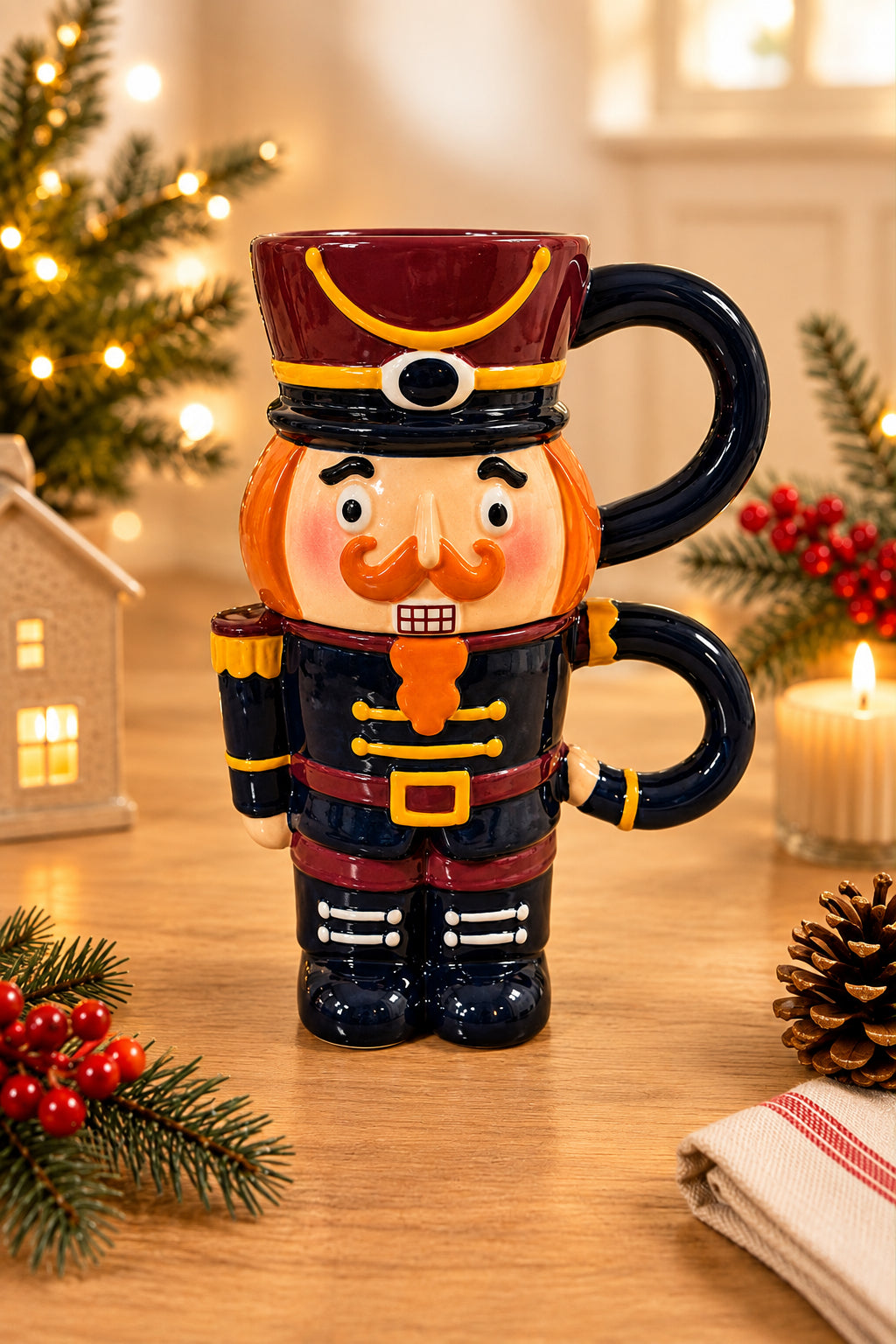 Christmas Nutcracker Mugs Set