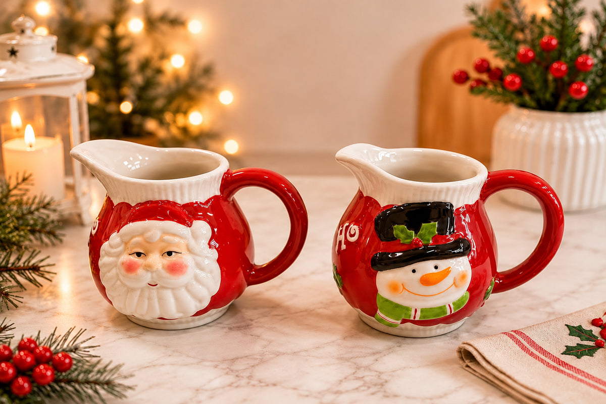 Christmas Ceramic Jug