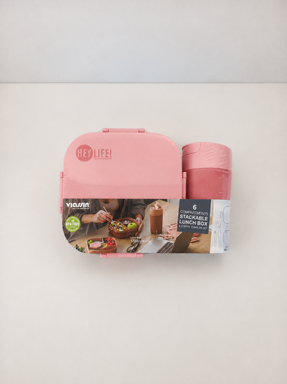 Plastic Lunchbox & Cup Set