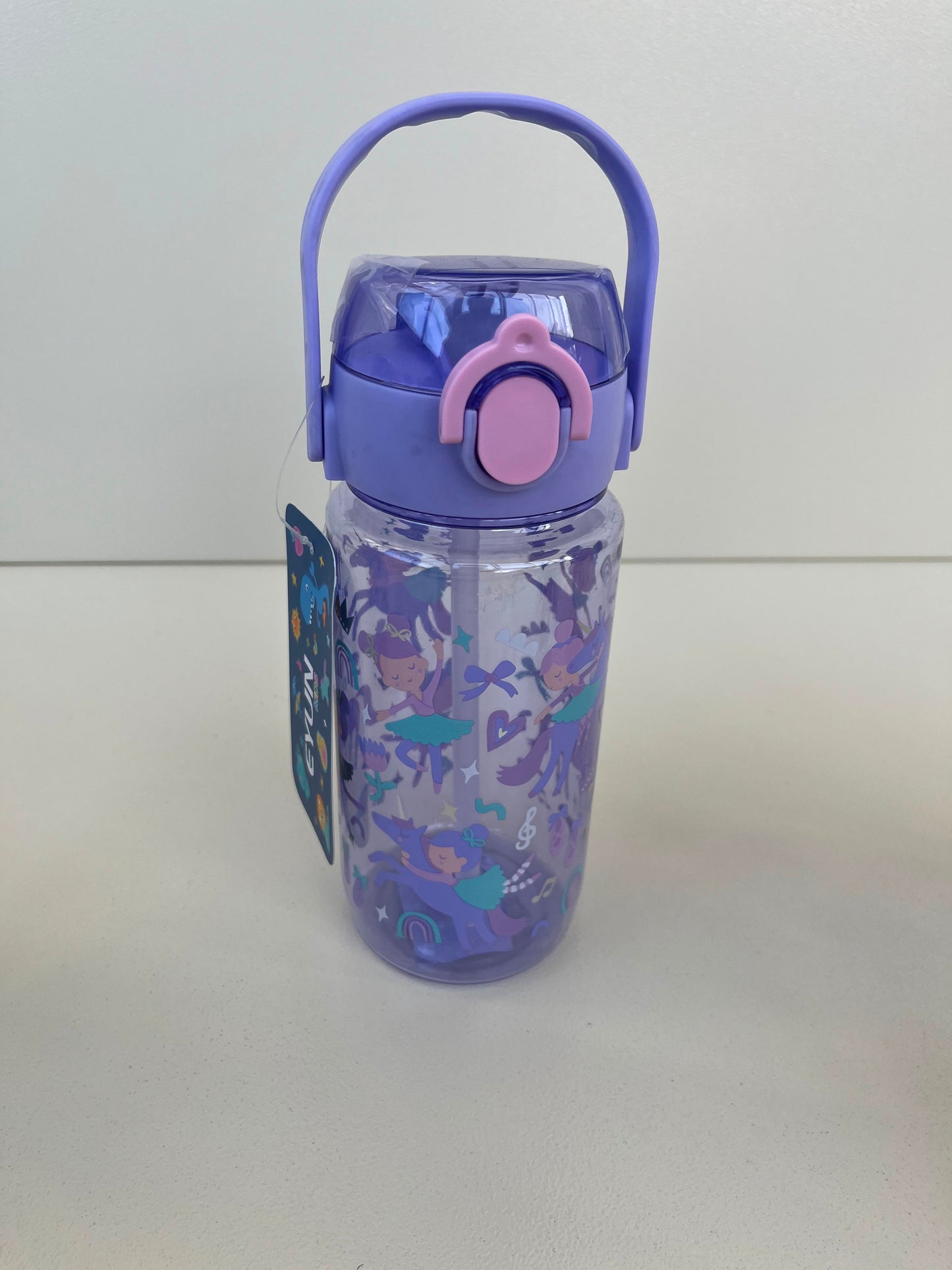 Kids Plastic Straw Bottle