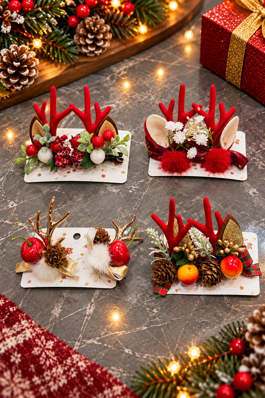 Christmas Deer Antlers Hair Accessories