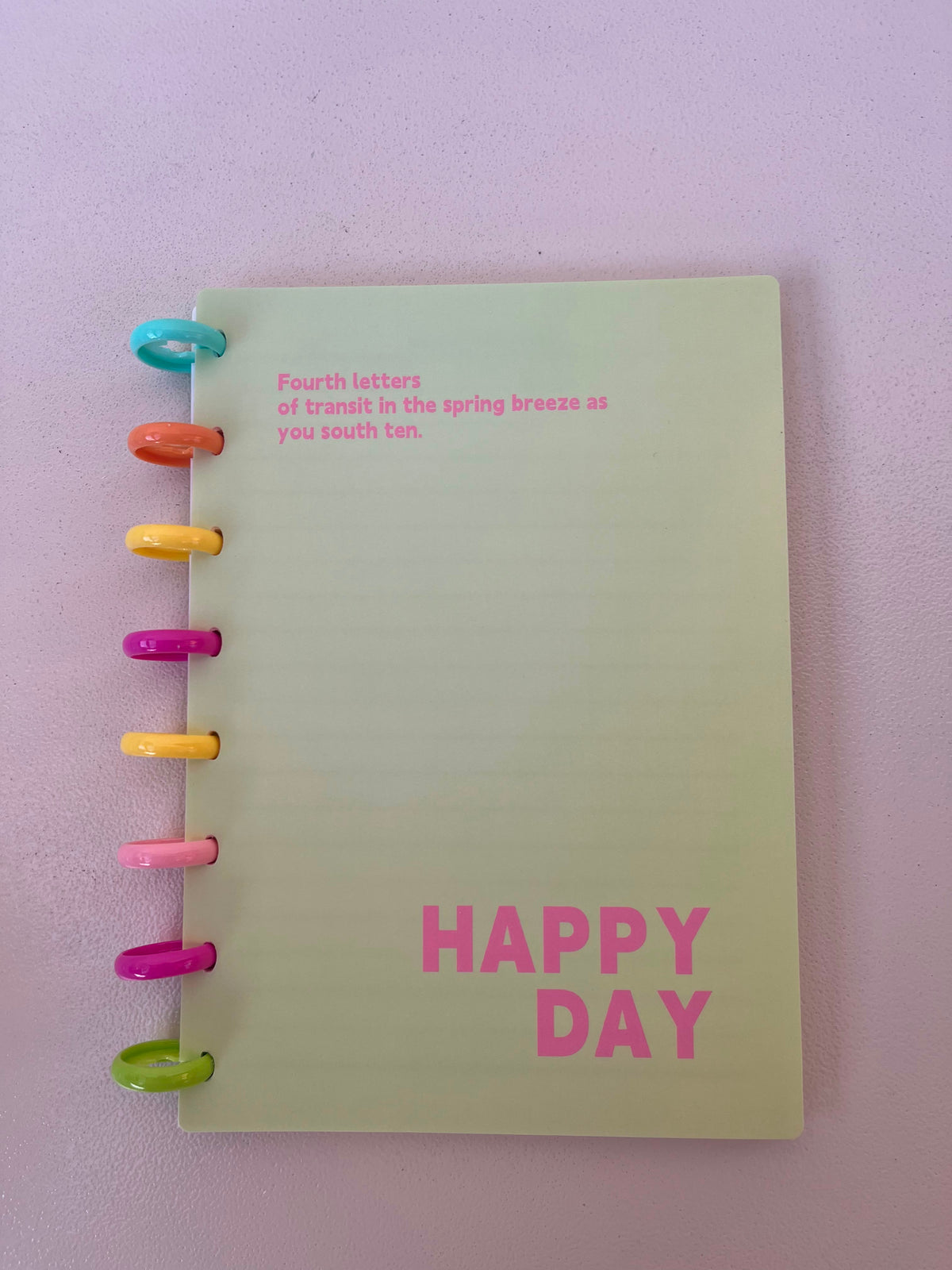 Colorful Notebook