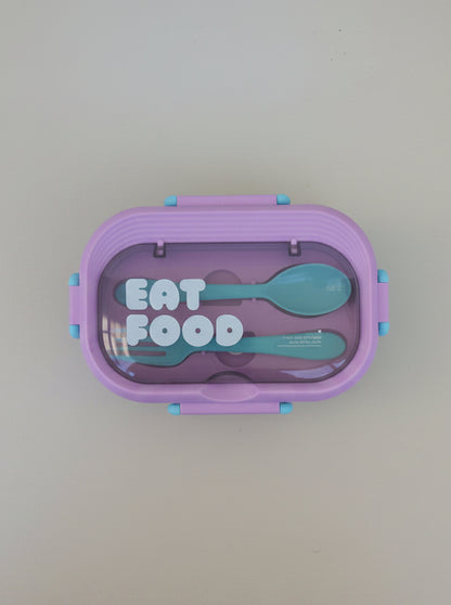 “Eat Food” Plastic Lunchbox