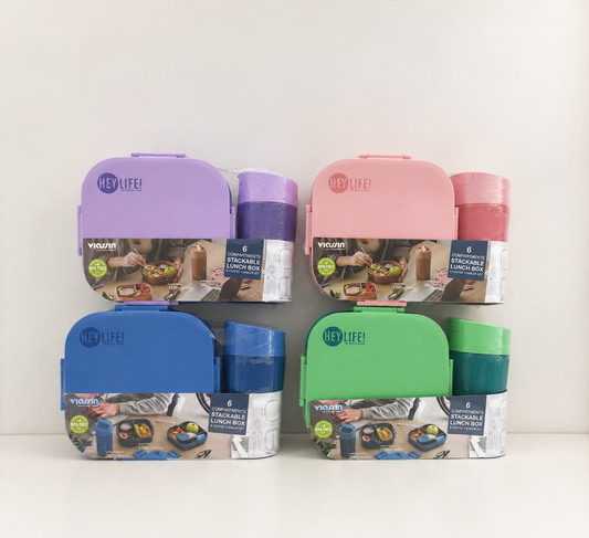 Plastic Lunchbox & Cup Set