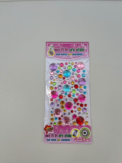 Trendy Crystal Gem Stickers