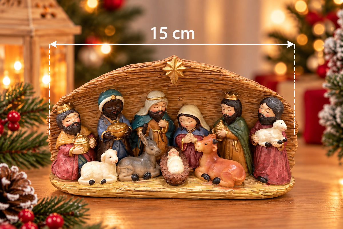 Christmas Nativity 15cm